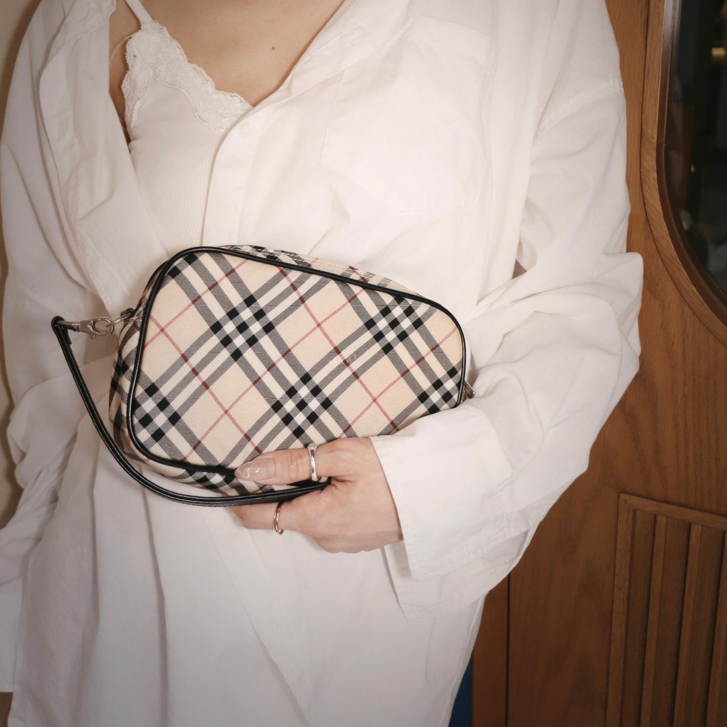 BURBERRY CHECK HANDBAG