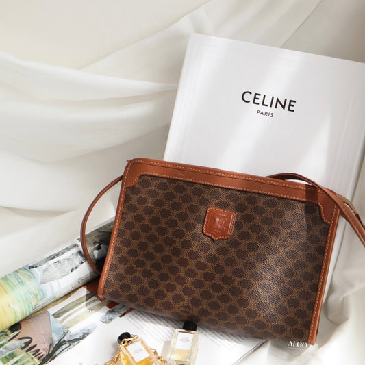 CELINE VINTAGE MONOGRAM CLUTCH