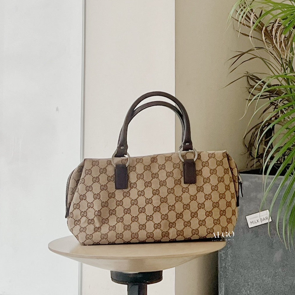 GUCCI MONOGRAM VINTAGE HANDBAG