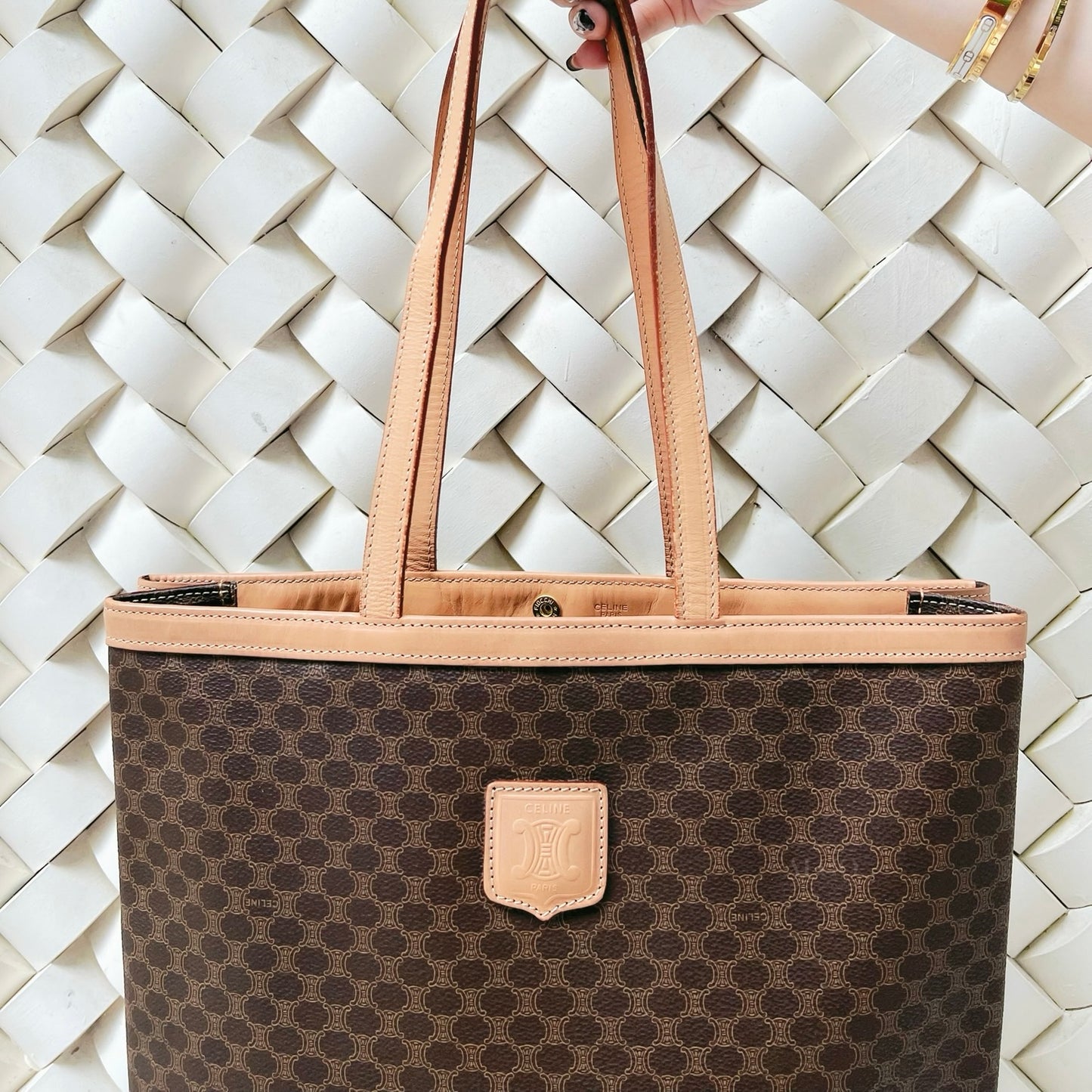 CELINE MONOGRAM TOTE BAG