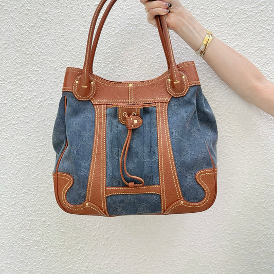 CELINE DENIM HANDBAG