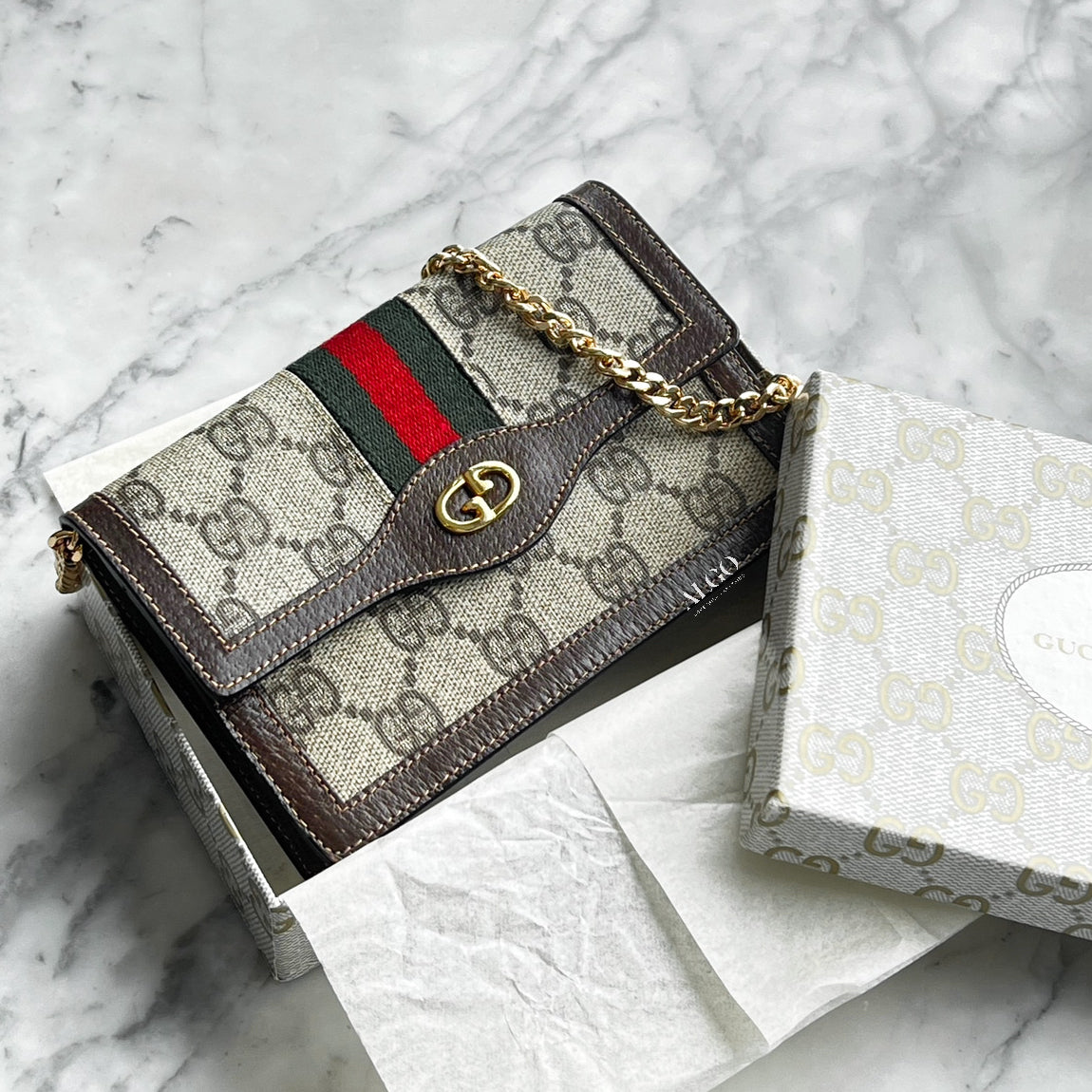 GUCCI CANVAS CLUTCH 15